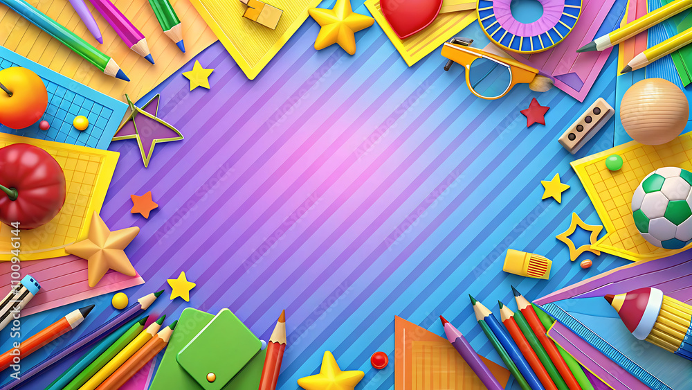 Fototapeta premium wonderful and amazing cut baby education Background Best Color Design