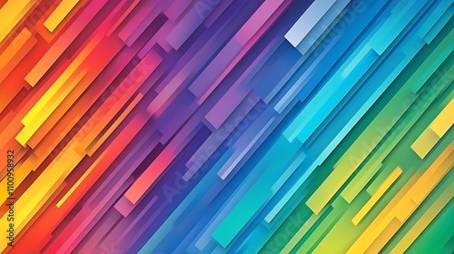 Bold lines and layered patterns define this abstract