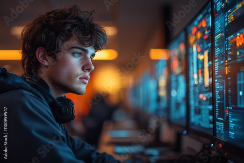 Night Engineer at Work