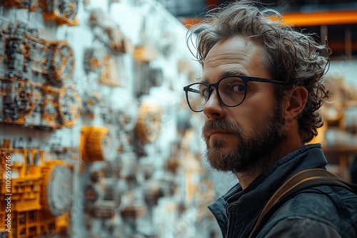 Lost Engineer: City Street Portrait