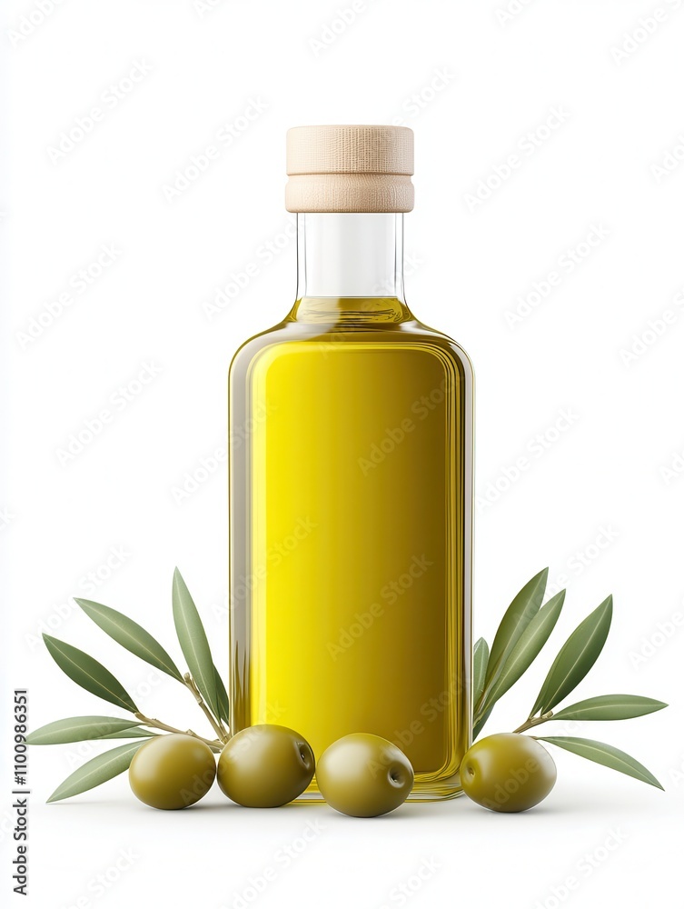 A glass bottle of olive oil surrounded by fresh olives and olive leaves, showcasing a natural and healthy ingredient for cooking and salads. A glass bottle of olive oil surrounded by fresh olives and olive leaves, showcasing a natural and healthy ingredient for cooking and salads.