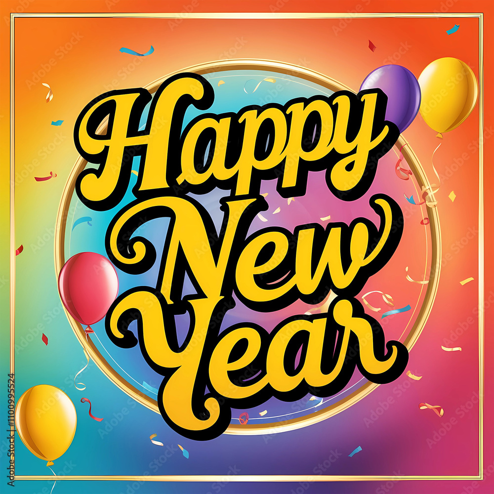 Fototapeta premium Happy New Year