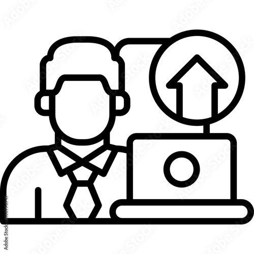 Remote Worker Icon