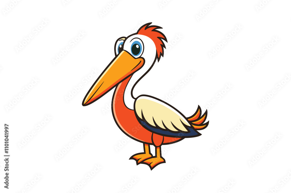 Obraz premium illustration of a pelican