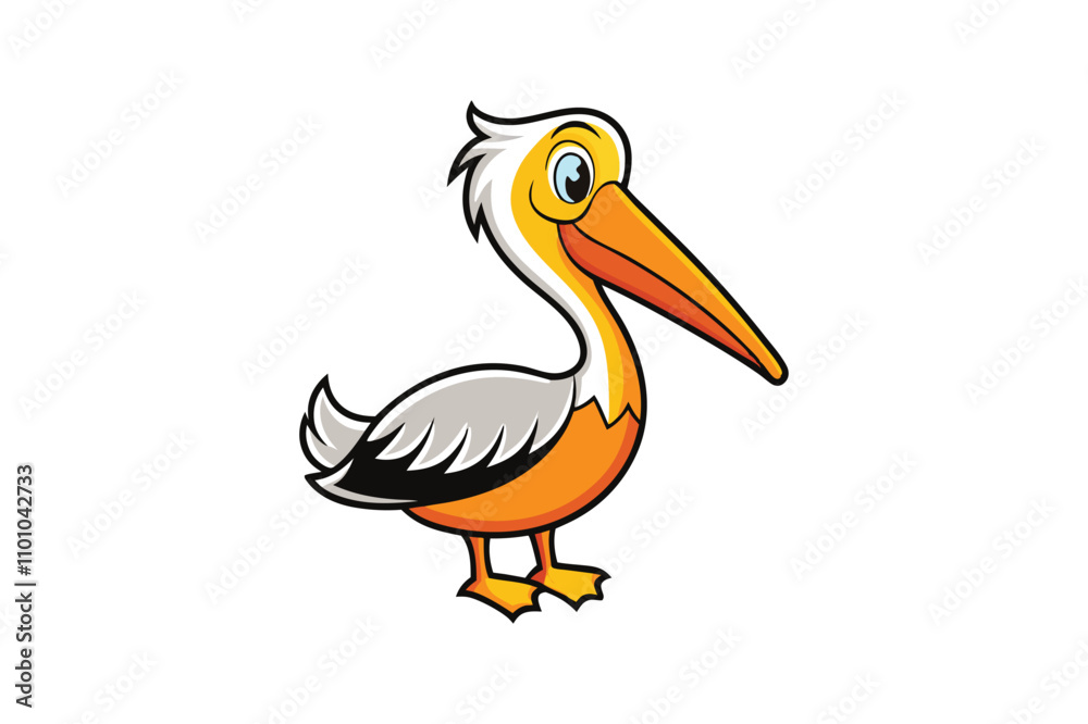 Obraz premium illustration of a pelican
