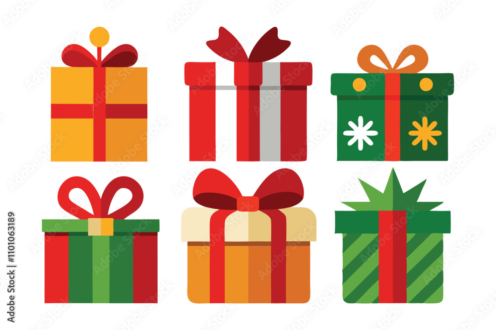 set of christmas gift box set of christmas gift box
