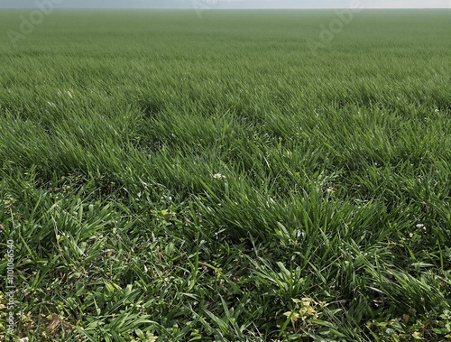 Overgrown grass and weeds on a neglected lawn , overgrown grass, abandonment, dereliction, weed growth, neglected