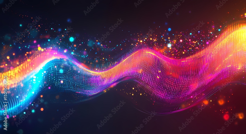 Fototapeta premium Digital data stream