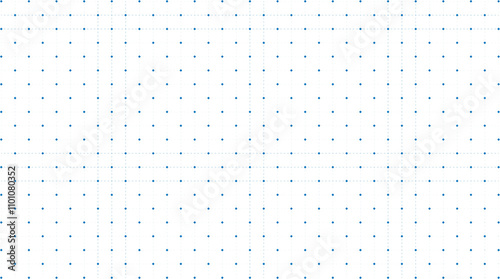 PNG image of a grid frame consisting of lines and dots in a minimalist modern style for use in presentations to create a modern yet simple look.