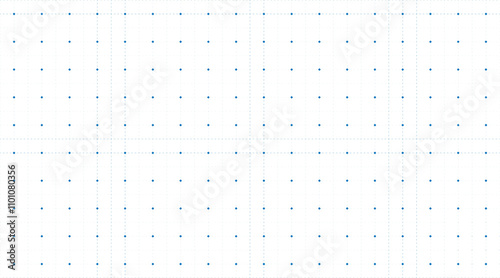PNG image of a grid frame consisting of lines and dots in a minimalist modern style for use in presentations to create a modern yet simple look.