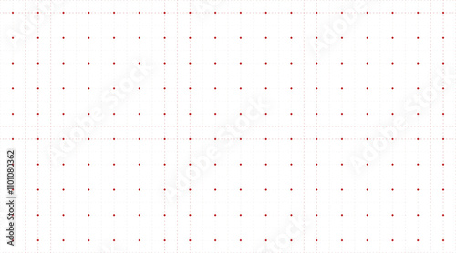PNG image of a grid frame consisting of lines and dots in a minimalist modern style for use in presentations to create a modern yet simple look.