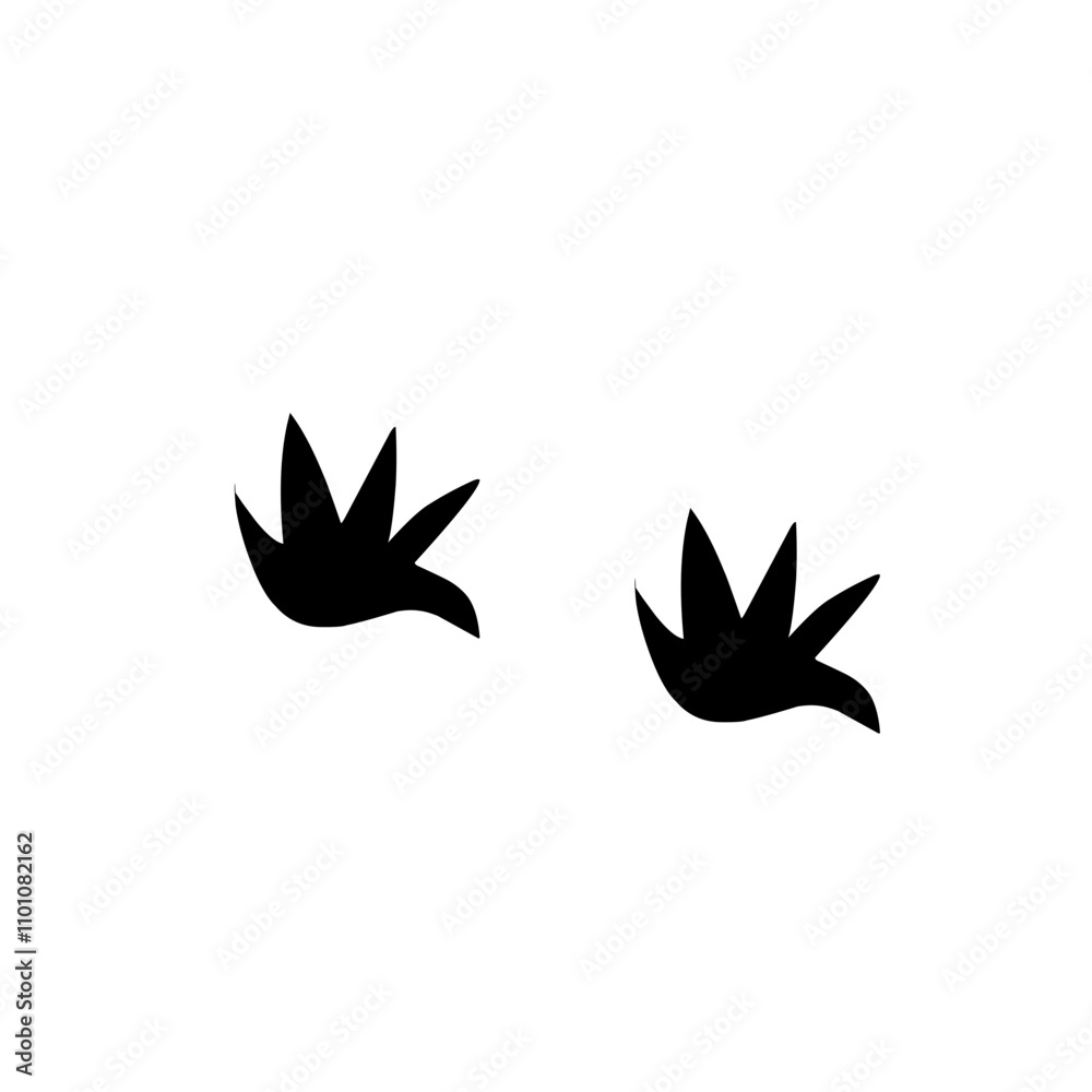 Fototapeta premium animal footprint icon