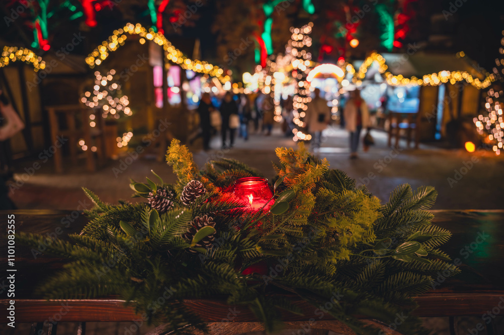 Fototapeta premium Weihnachtsmarkt Schloss Charlottenburg