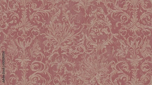 A textured wallpaper with an elegant floral pattern, ideal for interior decor or background design applications.	