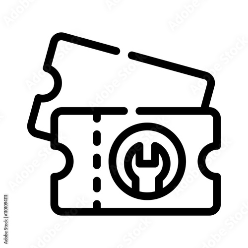 Ticket line icon