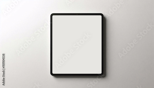 white tablet pc