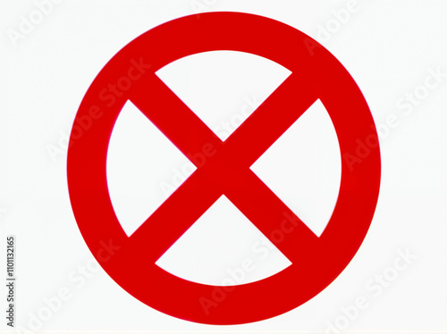 No entry sign isolated on a white background. Red prohibition symbol. Free Download No entry sign isolated on a white background. Red prohibition symbol. - GFXLoad
