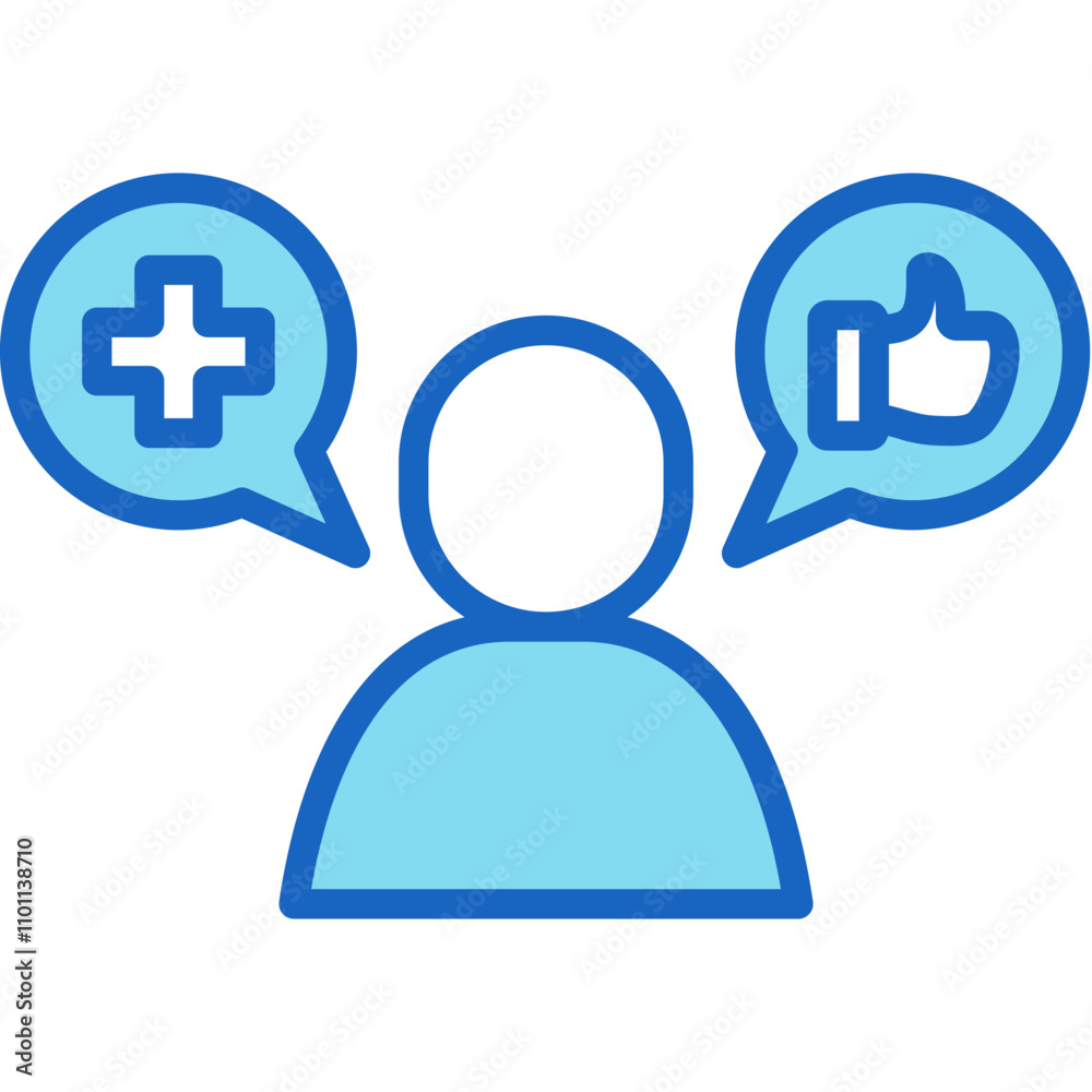 Fototapeta premium Good Attitude Icon