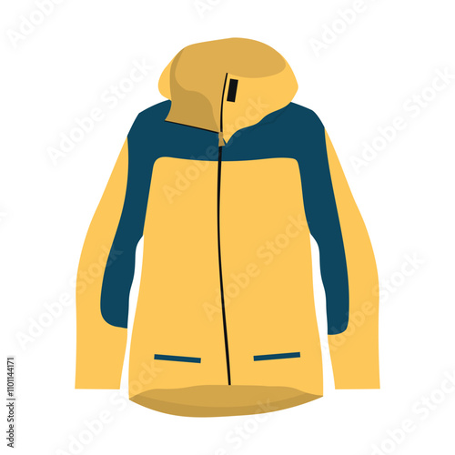 Camping Vector Illustration - Outdoor Jacket
