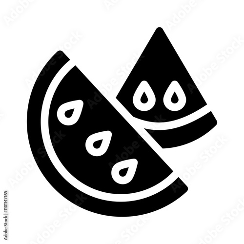fruit glyph icon