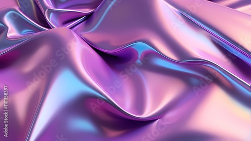 Iridescent background. Holographic Abstract lilac colors backdrop. Holographic Foil Backdrop. Trendy creative gradient. Metallic holographic background pink