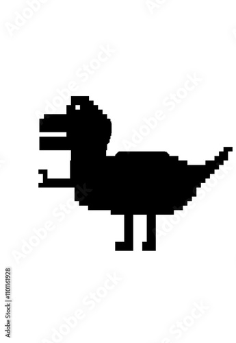 pixel art tirex
