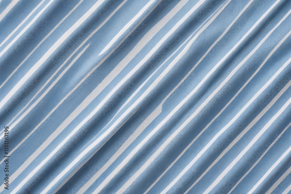 Obraz premium a close up of a blue and white striped shirt with a tie