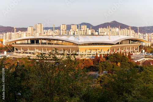 Photography World Cup Stadium at Mapo in Seoul, South Korea