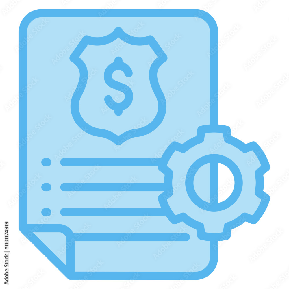 Liability Management Icons For Design Elements Liability Management Icons For Design Elements
