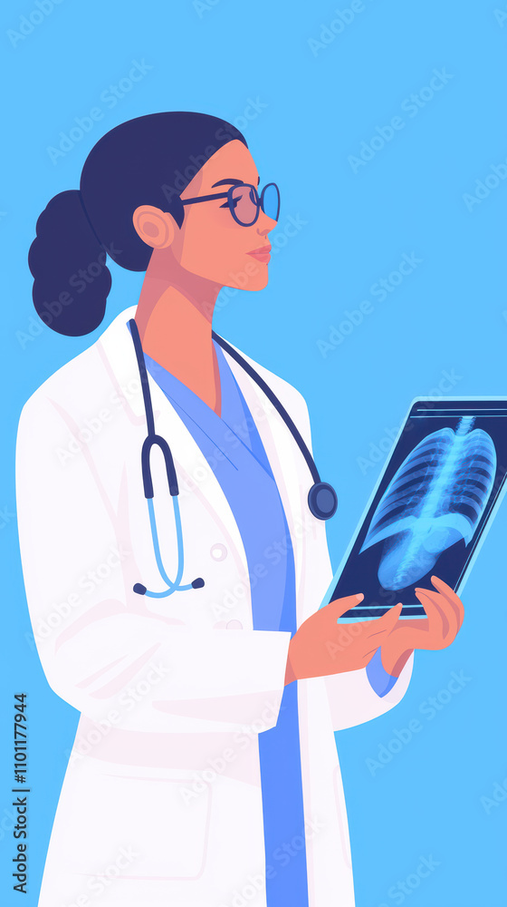 an orthopedic specialist examining an Xray, A healthcare professional analyzing an x-ray image, showcasing dedication to patient care and health diagnostics. an orthopedic specialist examining an Xray, A healthcare professional analyzing an x-ray image, showcasing dedication to patient care and health diagnostics.