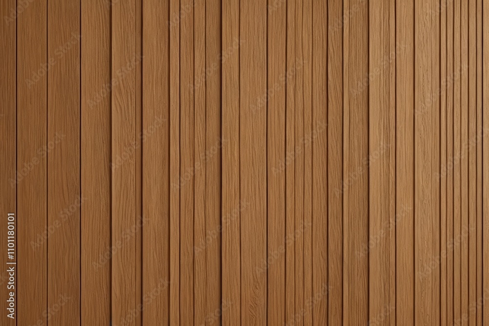 Fototapeta premium a close up of a wooden paneled wall with a clock on it
