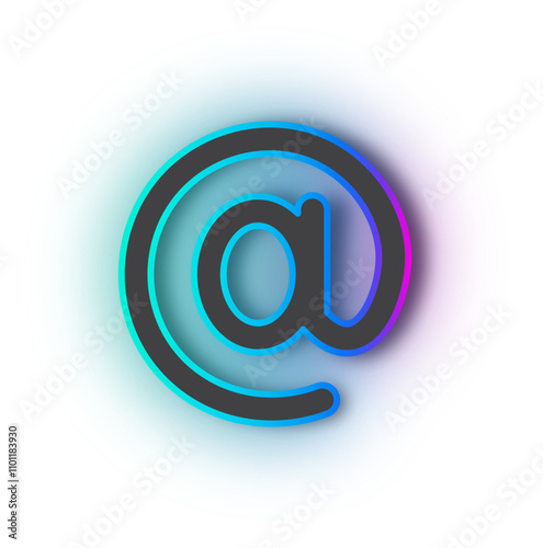 Gradient Contact  Icon
