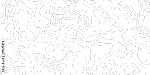 Abstract white background topography map. Topography map background geographic seamless pattern. topography map contour map background design.modern design with white background 