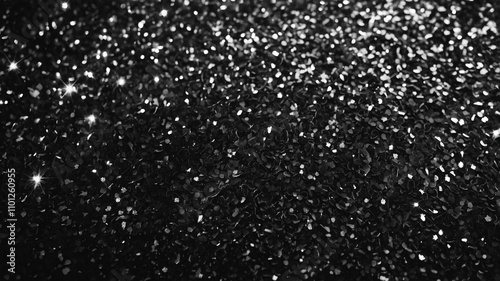 Wallpaper Mural Abstract black and white glittery christmas background Torontodigital.ca