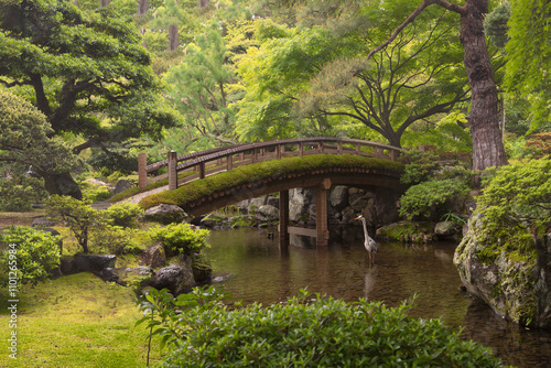 Kyoto imperial palace in spring