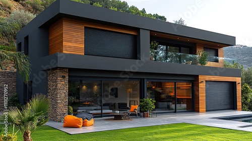 roller shutters and windows that are closed front of the house with a window on the first floor security and safety idea discerning attentio