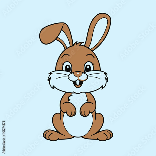 A wonderful bunny vector images