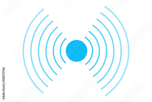 Sonar sound waves icons wireless wifi, radial line media, Radio, radar station signal. Scan, rings circle ripples