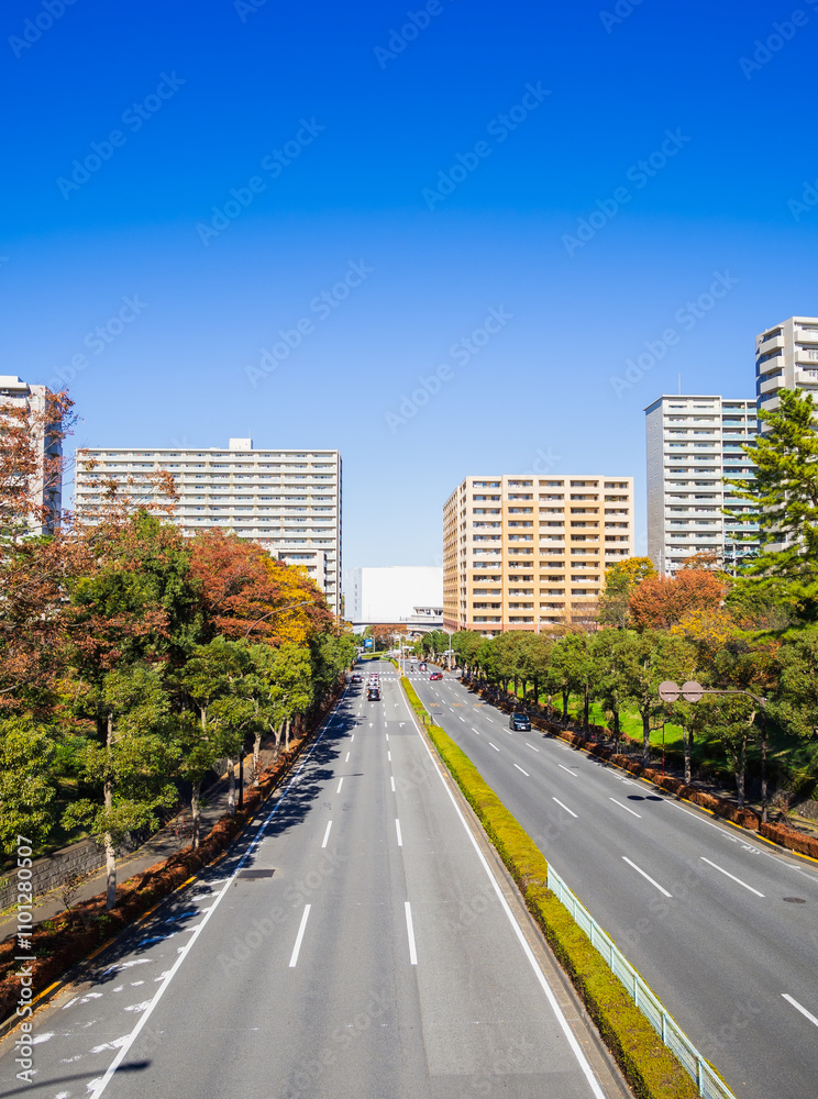 郊外の住宅地 多摩ニュータウン