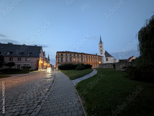 old Vidnava city in Czech republic