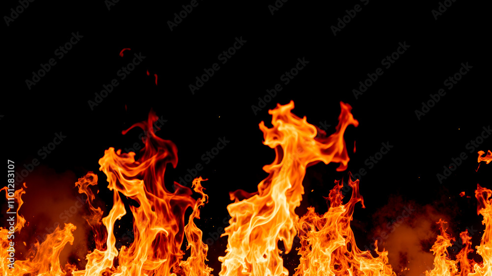 Fire and sparks overlay on black background. Glowing embers and bright flames create dynamic and intense visual effect. Perfect for enhancing photos, videos, and designs with dramatic fire element Fire and sparks overlay on black background. Glowing embers and bright flames create dynamic and intense visual effect. Perfect for enhancing photos, videos, and designs with dramatic fire element