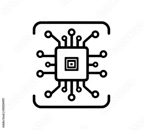 An icon for apps and websites with a modern flat design, representing a gold credit or debit card with an EMV chip.