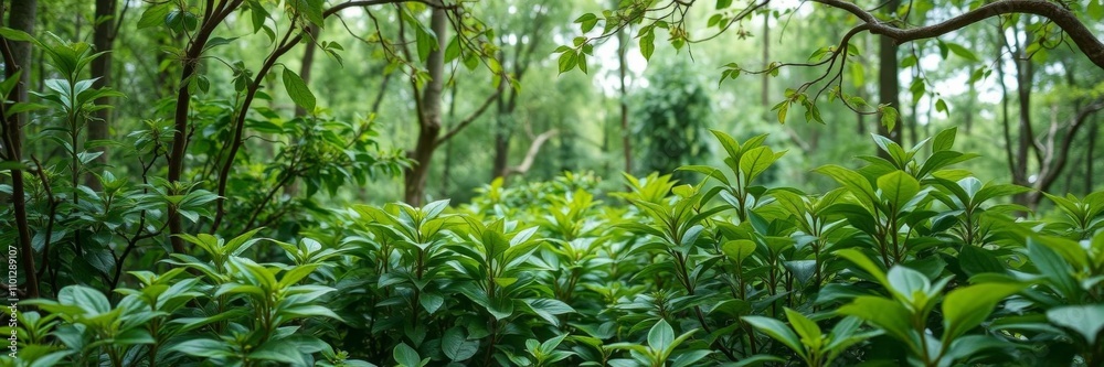 White circle surrounded by lush green leaves and branches, creating depth and nature vibes, foliage, garden White circle surrounded by lush green leaves and branches, creating depth and nature vibes, foliage, garden