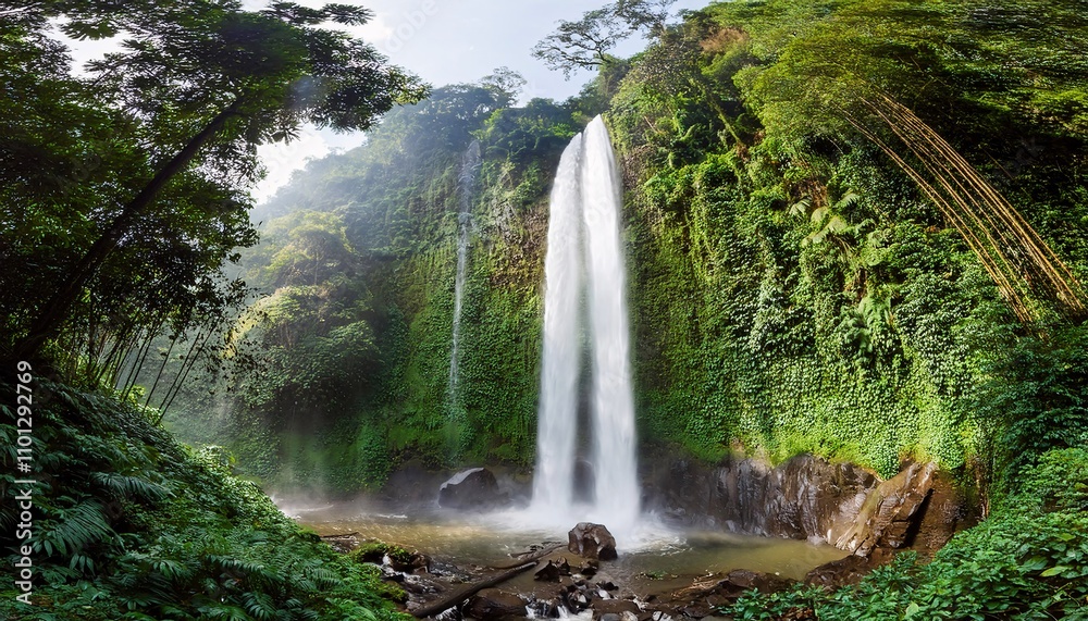 Fototapeta premium waterfall in the forest