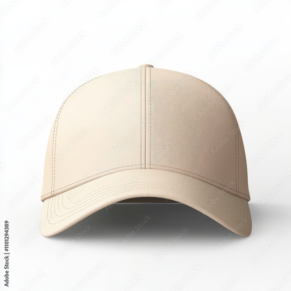 Fototapeta premium realistic high quality Cream baseball hat mockup