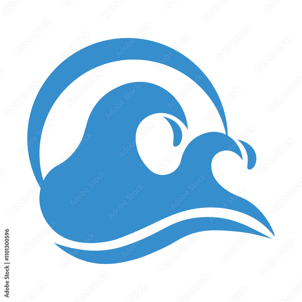 Fototapeta premium Wave Icon