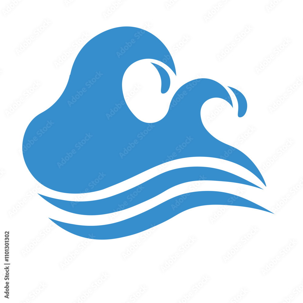 Obraz premium Wave Icon