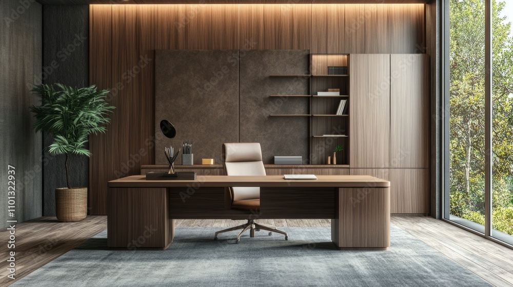 Fototapeta premium Luxury Modern Executive Office Design