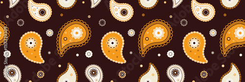 Poster abstract with swirl retro. Foliage geometry with effortless repeat. Embellishment silk a complexity vibrant.