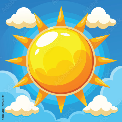 sun and clouds